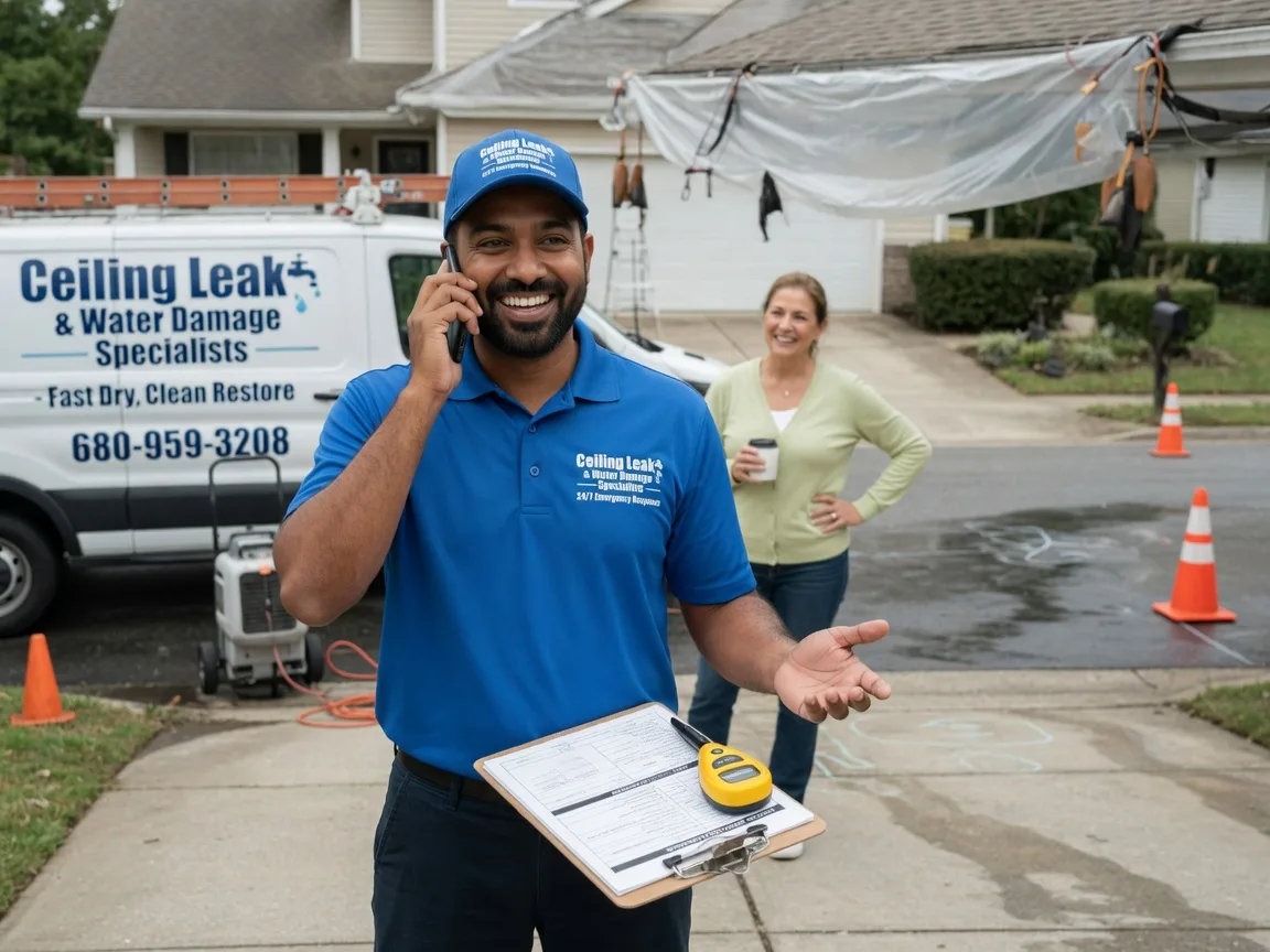 Ceiling Leak Cleanup Waco, NC FAQs
